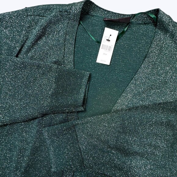 Lane Bryant BRAND‎ NEW Open Lite Cardigan Size 26/28 Green - Picture 1 of 8